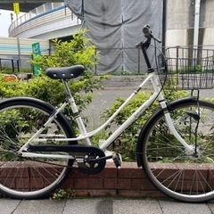 🔵中古自転車🔵26インチ　自動手等のLEDオートライト　新品鍵付...
