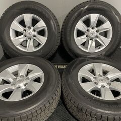 【DUNLOP SJ8 265/70R17】スタッドレス【トヨタ 150系ランクルプラド 後期 純正ホイール 17インチ 4本 7.5J6HPCD139.7+25】　(MTE577MS)クレジットカード QRコード決済可能 激安 4本SET】ランドクルーザープラド 150系 後期 純正 [7.5J +25