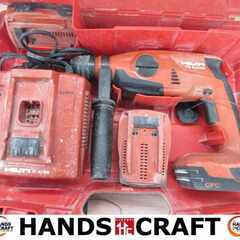ヒルティ TE4-ADRS ハンマドリル 中古品 バッテリー×2 充電器 集じん機付【ハンズクラフト宜野湾店】 ヒルティ TE4-ADRS ハンマドリル 中古品 バッテリー×2 充電器 集じん機