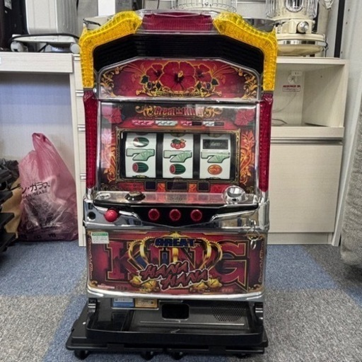 【稼動品】直接引取限定 千葉市 パイオニア パチスロ パチンコ スロット グレートキングハナハナ DX-30 5号機 メダルレス グレキン 設定キー ドアキー付き 2017年 中古\n