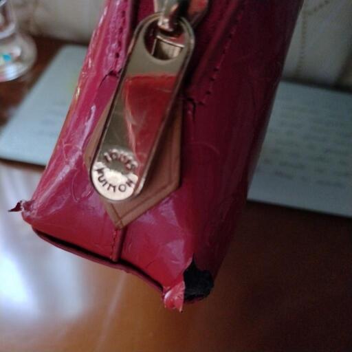 ルイ・ヴィトン ポーチ ポシェット コスメティック レッド系 赤 メイク