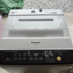 洗濯機　Panasonic 2016年製　7キロ　15日まで！