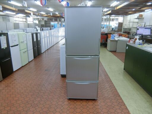 ID 240216　冷蔵庫３ドア　350L　シャープ　２０１９年　SJ-W351E-S