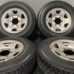 【YOKOHAMA 195R15LT 6PR】スパイクタイヤ スタッドレス トヨタ 100系ハイエース 純正ホイール 15インチ 6J6HPCD139.7 カップピン(MT クレジットカード QRコード決済可能