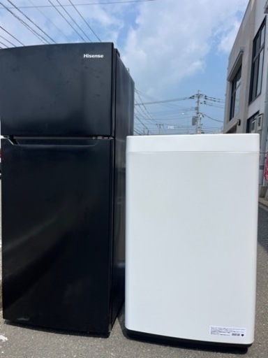 値下げしました。福岡市配送設置無料　高年式冷蔵庫、洗濯機セット