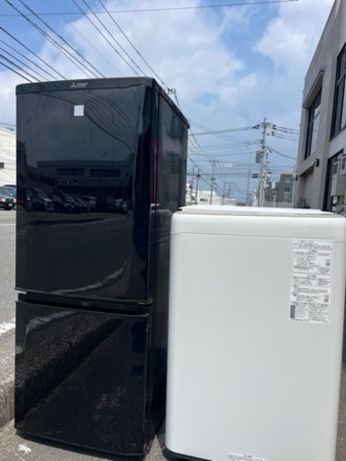 福岡市配送設置無料 三菱冷蔵庫、パナソニック洗濯機セット