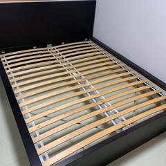 【クイーンサイズ】イケア ベッド　ベッドフレーム IKEA マル...