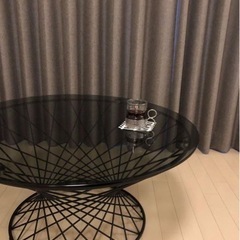 Francfranc マーリア センターテーブル ブラック×ブラック