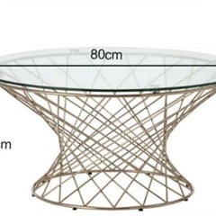 Francfranc マーリア センターテーブル ブラック×ブラック