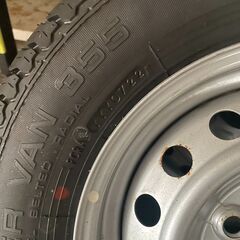 ハイゼットジャンボ タイヤ付きホイール新車外し 4本セット