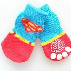 スーパーマンデザイン犬靴下