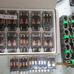 こだま両用機ヘリ付け機械用リレー、センサー、リミットスィッチ等