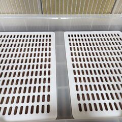 マルカン うさぎのカンタンおそうじケージ ワイド ブラウン