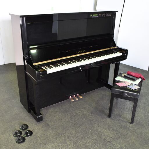 【ヤ取終了8/19】≪zyt1466ジ≫ YAMAHA/ヤマハ アップライトピアノ HQ300SX サイレントアンサンブルピアノ リモコン付属 自動演奏 50805-05