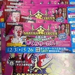 【ネット決済】最終値下げさくらサーカス　1000円で見れます。