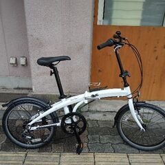 Cyima Connect[サイマ コネクト]20吋 折り畳み自転車 アルミ/外装6段/ノーブルホワイト