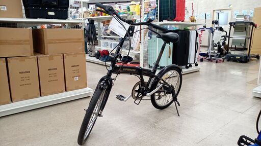 ★ジモティ割あり★ CAPTAIN STAG 自転車 20インチ 黒 クリーニング済み TJ5751