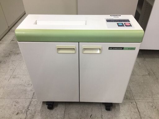 中古　明光商会　業務用　MSシュレッダー　A3まで　V-231C　ワンカットクロス　キャスター付　愛知　一宮市　江南市　稲沢市　名古屋　岐阜　各務ヶ原　岐南町　羽島　三重　名古屋　グッドプライス一宮