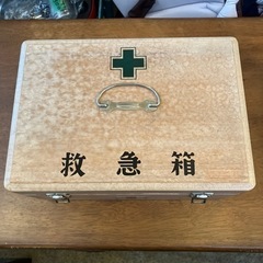 昭和レトロ　アンティーク好きに　救急箱　レトロ箱 ビンテージボックス