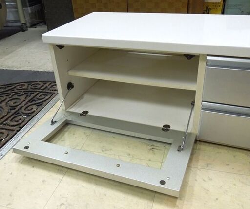 AVボード テレビ台 幅160cm ホワイト系 テレビボード TV台 札幌市東区