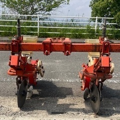 サン機工 ベルト式 施肥 シーダ 播種機 さばける号 2連 トラクター用