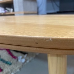 【無印良品】楕円型テーブル 