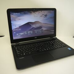 お渡し済み】NEC Windows10 15.6型ノートPC 第5世代Corei5 + SSD +