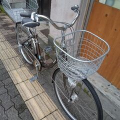 [MARUISHI]CONCISE(コンサイス)26吋ファミリーサイクル 内装3段/LEDオート/ブラウン