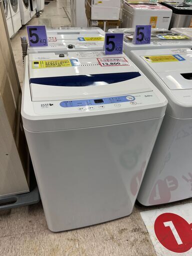 洗濯機探すなら「リサイクルR」❕5㎏❕ゲート付き軽トラ”無料貸出❕購入後取り置きにも対応❕J244