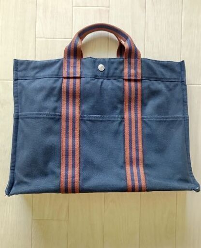HERMES エルメス フールトゥ MM ネイビー⁄ブラウン エルメス HERMES HERMES エルメス フールトゥ MM ネイビー⁄ブラウン エルメス HERMES