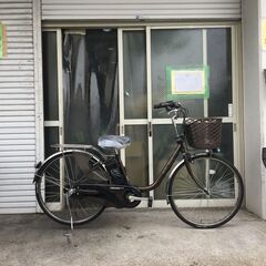 地域限定送料無料 パナソニック ビビ EX 12AH 新基準 子供乗せ 茶色 