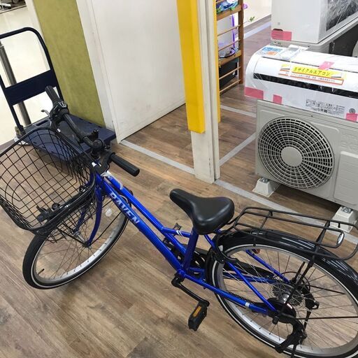 自転車 24インチ ブルー
