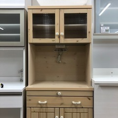 東馬レンジボード2枚扉ナチュラル【トレファク堺福田店】