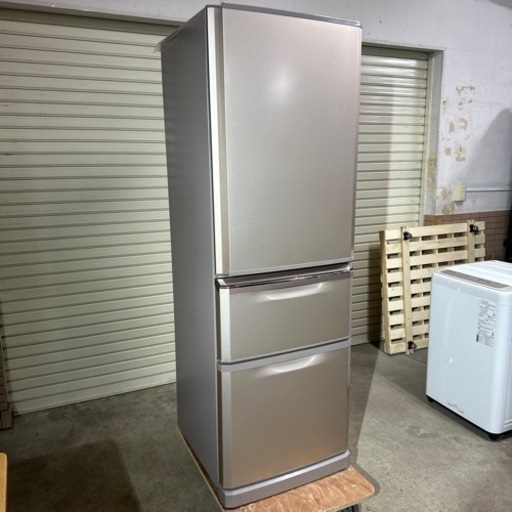【売却済】三菱/MITSUBISHI ノンフロン冷凍冷蔵庫 370L MR-C37E-P型