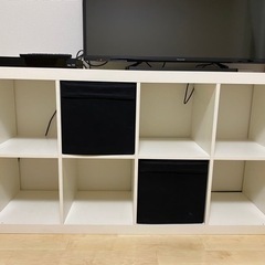 【受渡し調整中】IKEAで買った棚　KALLAX カラックス シ...