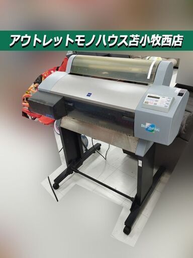 苫小牧市内近郊限定 MUTOH A1プロッター 通電のみ確認済み カラーインクジェットプリンター DrafStation  ジャンク扱い品 苫小牧西店