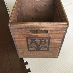 ビンテージ木箱　アサヒビールのレトロ BOX