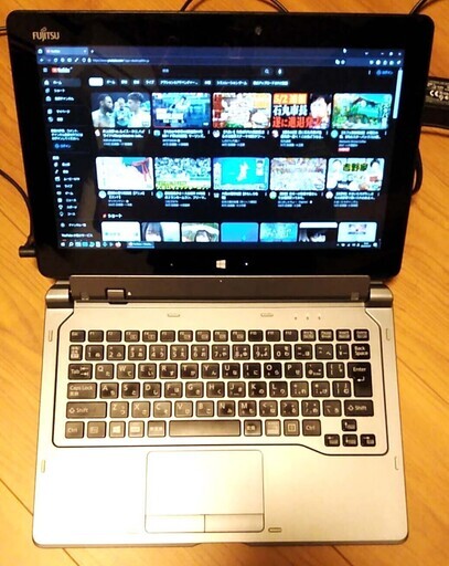 キーボード付 防水タブレット ARROWS Tab Q616 windows10 ノートPCにも