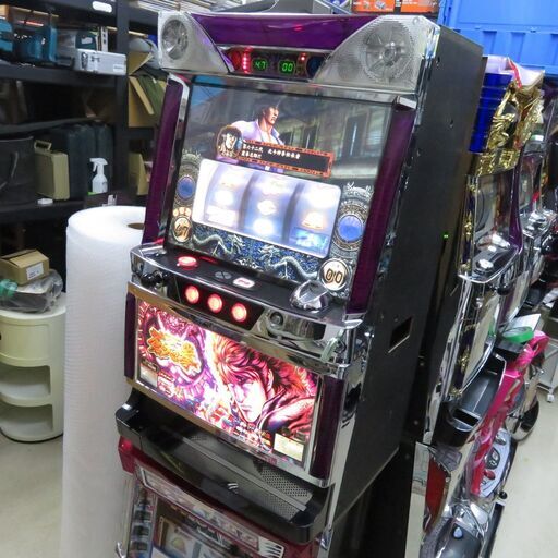 パチスロ実機 蒼天の拳Z コイン不要機付き　スロット機|江別市のリサイクルショップドロップ