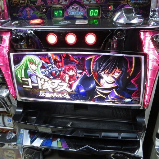 【送料込】 初代コードギアス コイン不要機付 パチスロ実機 パチスロ コードギアス 初代実機 コイン不要機セット（楽天市場