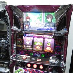 パチスロ実機 コードギアス 反逆のルルーシュ 不要機付き スロット機|江別市のリサイクルショップドロップ パチスロ実機 コードギアス 反逆のルルーシュ コイン不要機付き