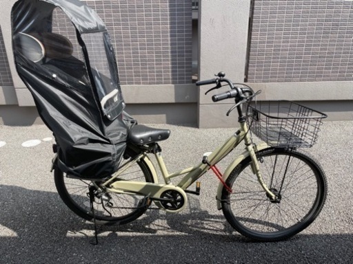 チャイルドシート付き自転車