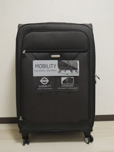 Samsonite サムソナイト ソフトスーツケース 大型 10泊 90L ダブルキャスター 軽量 グレー