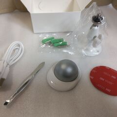 未使用品　美品　SC-MU73　SecuSTATION 防犯カメラ ネットワークカメラ 国内取扱品/サポート バッテリー充電 マグネットスタンド スマホ対応 壁穴あけ不要 ホワイト Wi-Fi 夜間撮影 ワイヤレス 監視カメラ 防水 屋外 屋内 365万画素 microSD無 新鋭株式会社