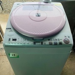 シャープ　電気洗濯乾燥機　ES-TX820-P