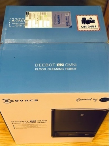 【新品未使用•2年保証】ECOVACS DEEBOT X2 OMNI エコバックス　ロボット掃除機