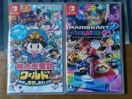 Nintendo Switch マリオカート8 デラックス/桃太郎電鉄ワールド ～地球は希望でまわってる 早期購入特典付き