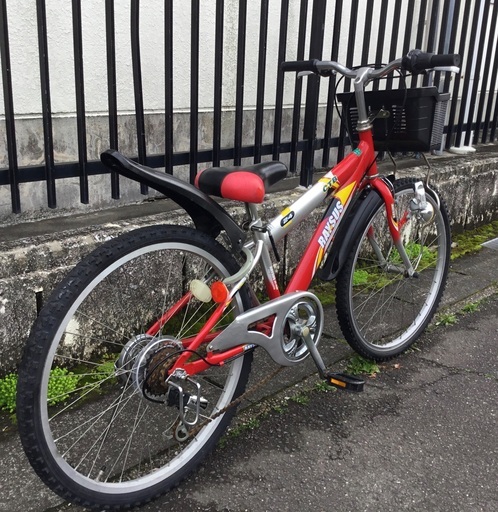 整備済・良品＞レイサス・ジュニア・24インチ自転車・シマノ外装6段