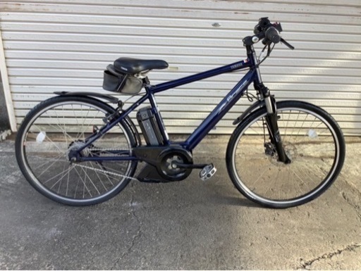 342  ヤマハ新機種電動アシスト自転車pasbrace26インチブルーアルミボディー