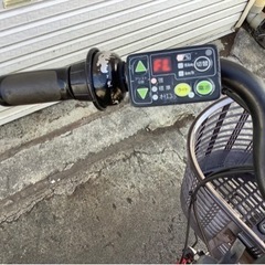 349 ヤマハ新機種電動アシスト自転車pasBabby20インチレッドアルミボディー